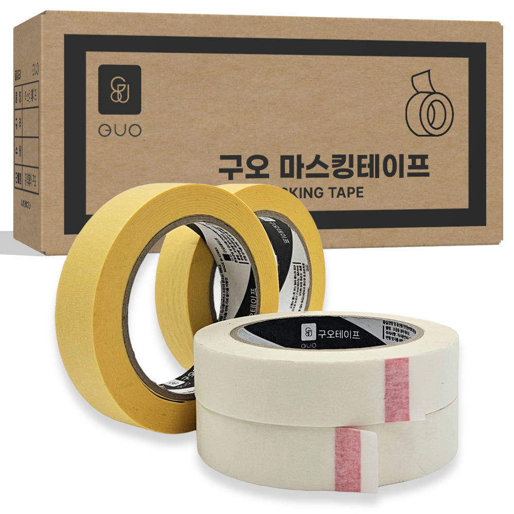 종이 마스킹 테이프 도색 도장 24mm x 40m 이미지 1