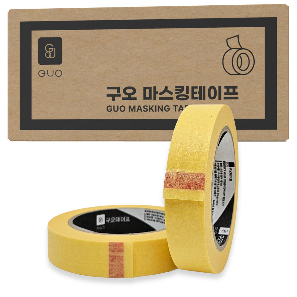 종이 마스킹 테이프 도색 도장 24mm x 40m 이미지 2